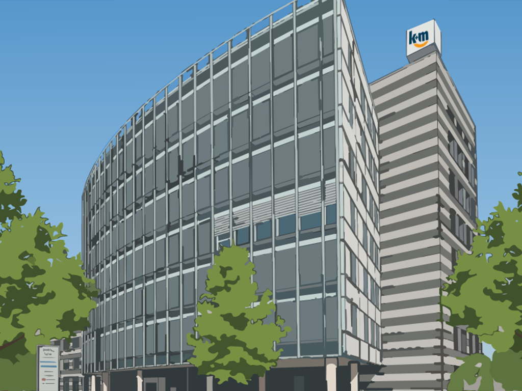Bürogebäude von k+m